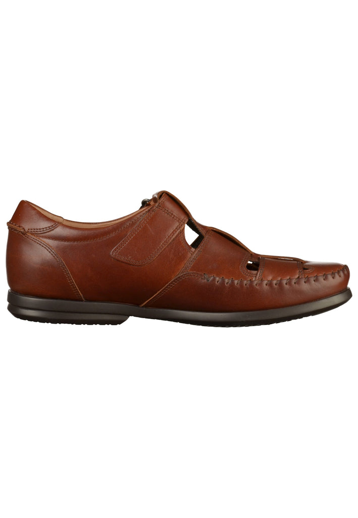 Clarks Halbschuhe Leder Tan