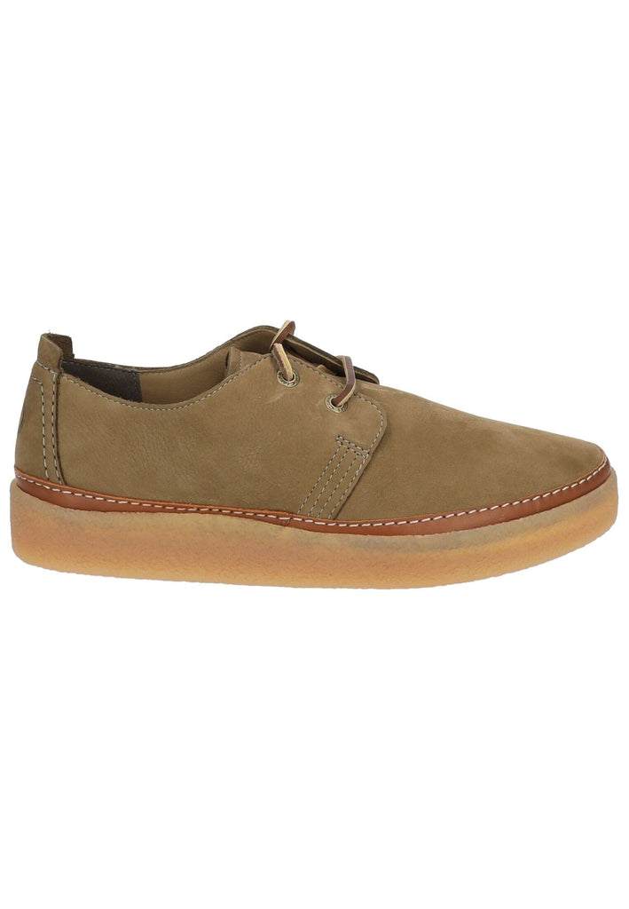 Clarks Halbschuhe Nubukleder Beige