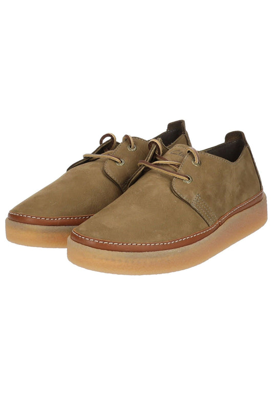 Clarks Halbschuhe Nubukleder Beige