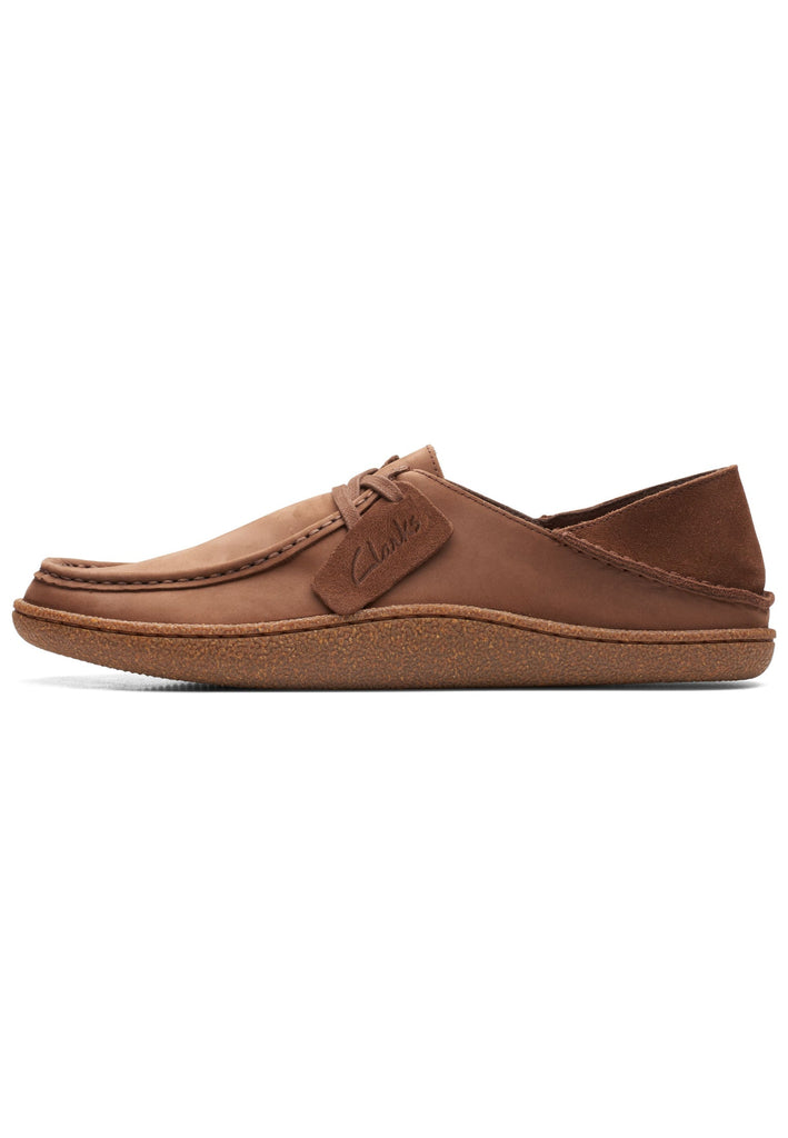 Clarks Halbschuhe Nubukleder Braun