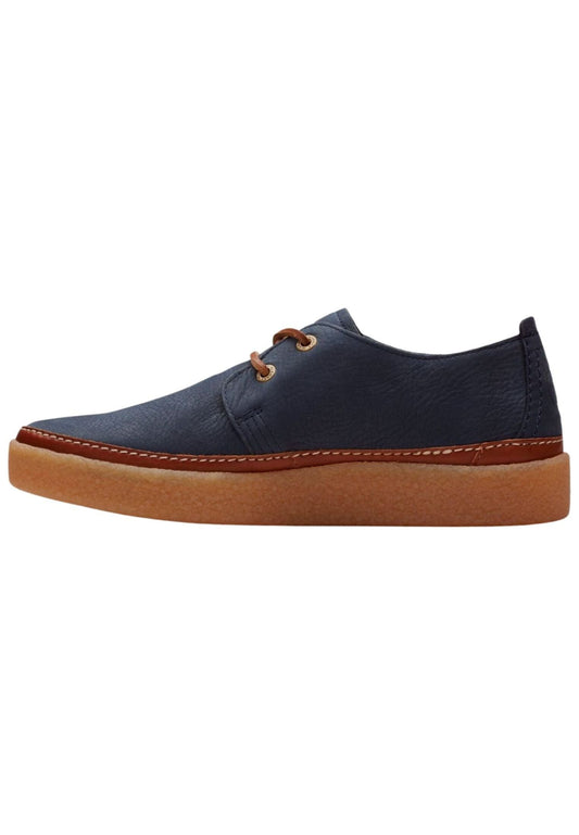 Clarks Halbschuhe Nubukleder Navy