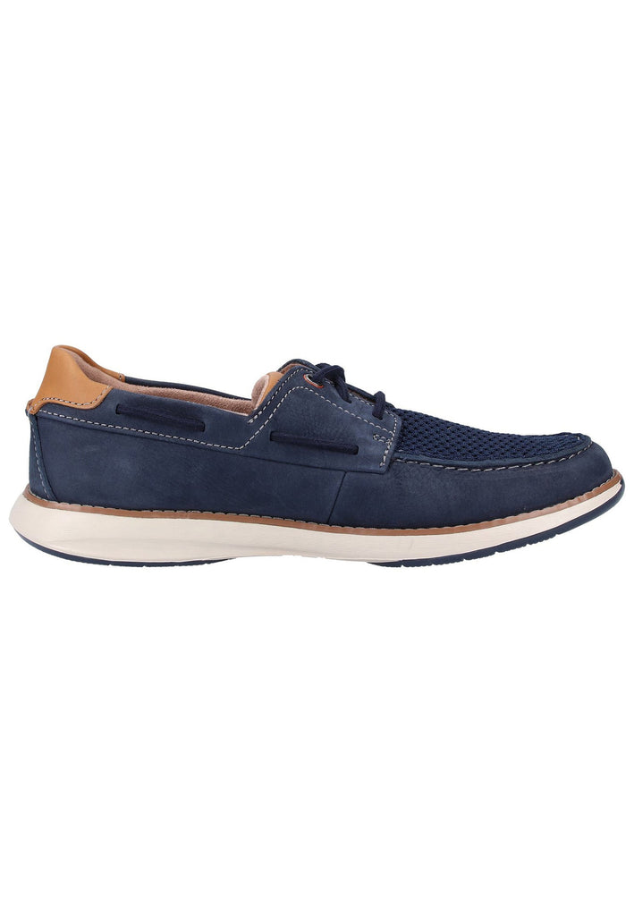 Clarks Halbschuhe Nubukleder Navy