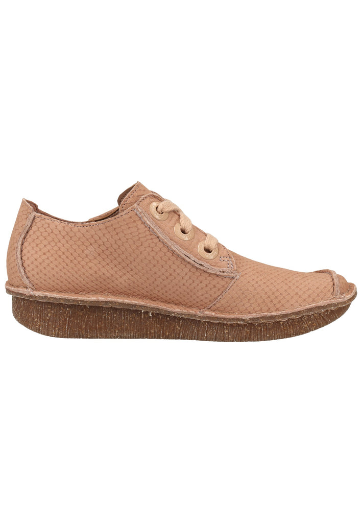 Clarks Halbschuhe Nubukleder Pink