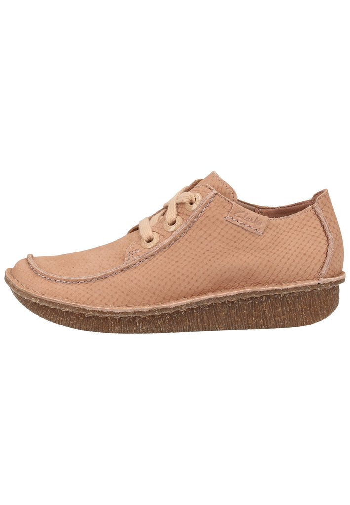 Clarks Halbschuhe Nubukleder Pink