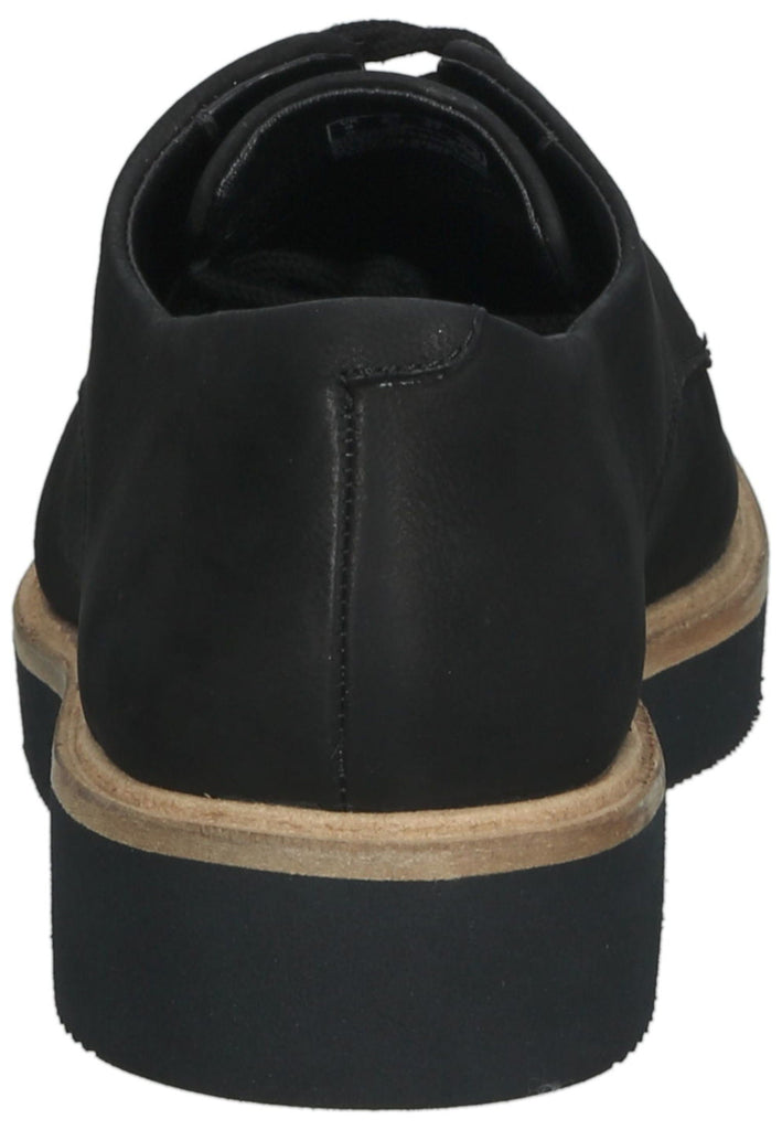 Clarks Halbschuhe Nubukleder Schwarz