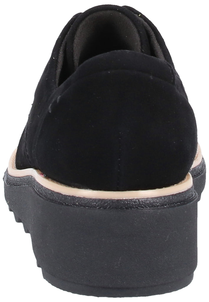 Clarks Halbschuhe Nubukleder Schwarz