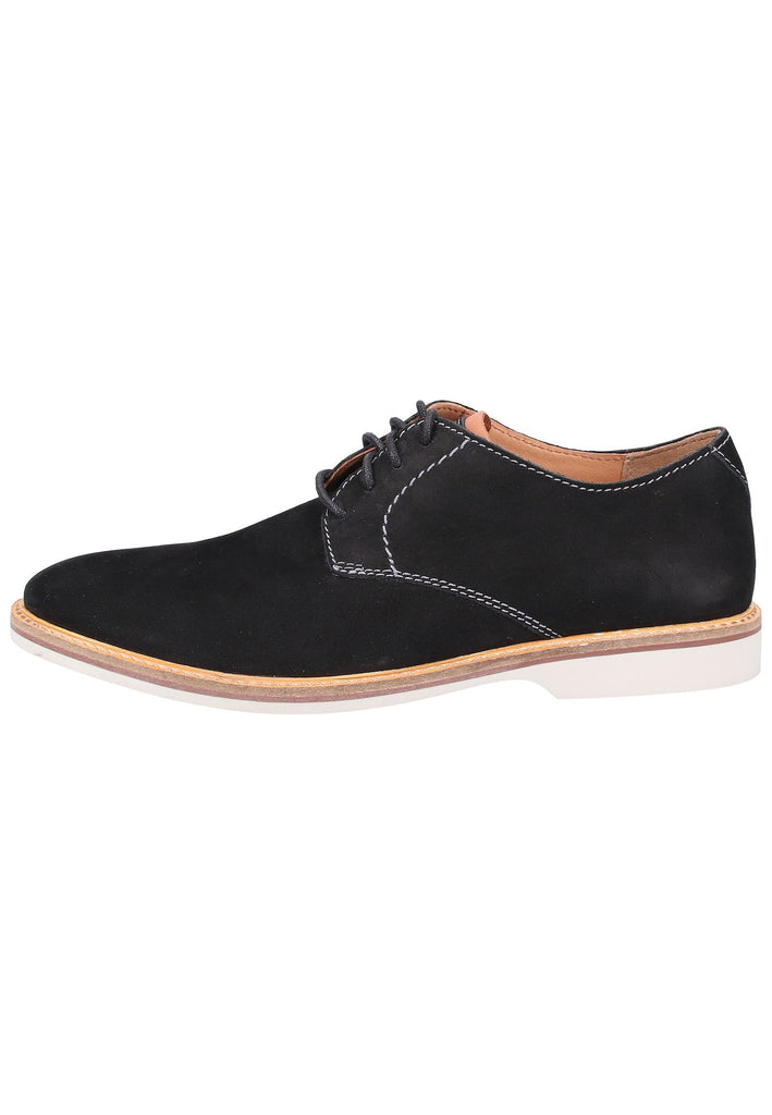 Clarks Halbschuhe Nubukleder Schwarz