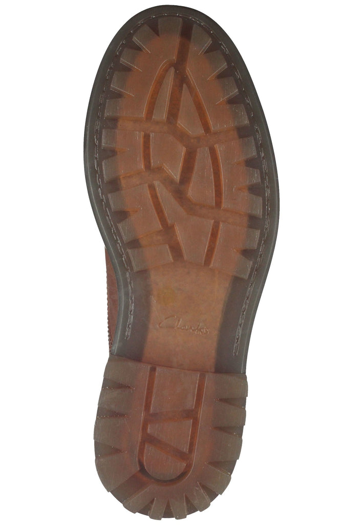 Clarks Halbschuhe Nubukleder Tan