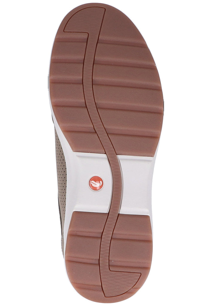 Clarks Halbschuhe Nubukleder Taupe