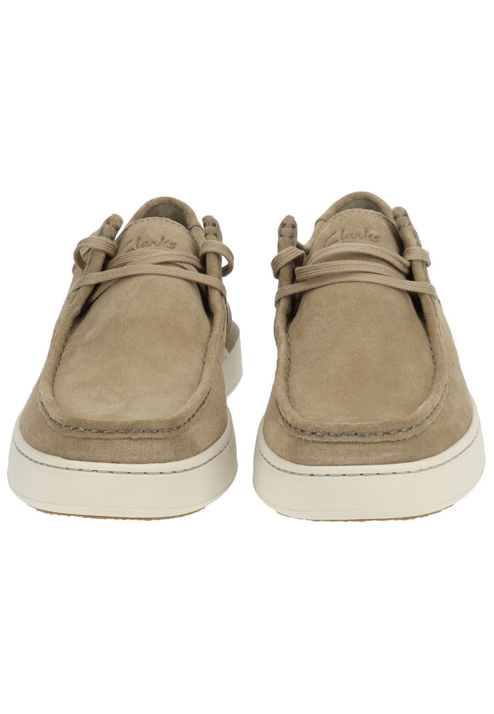 Clarks Halbschuhe Veloursleder Beige