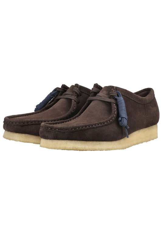 Clarks Halbschuhe Veloursleder Dunkelbraun