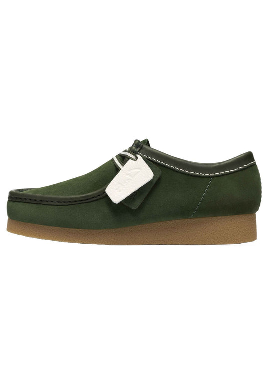 Clarks Halbschuhe Veloursleder Grün