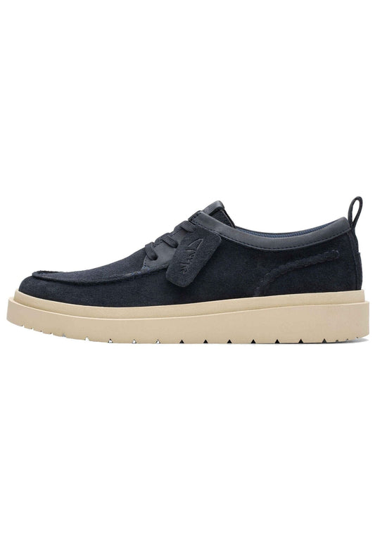 Clarks Halbschuhe Veloursleder Navy