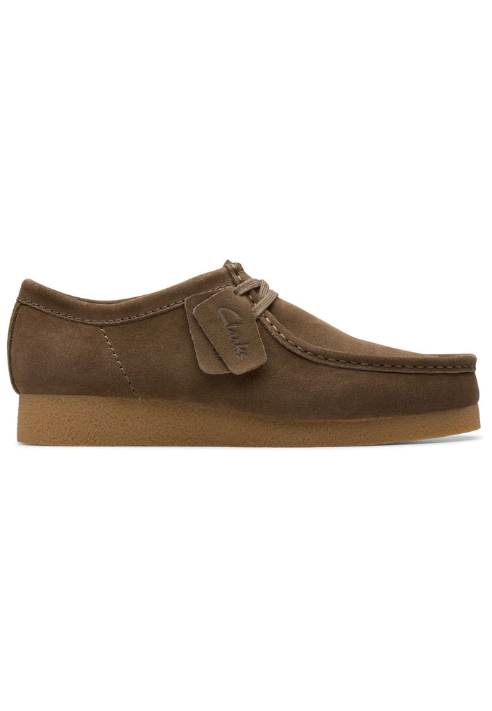 Clarks Halbschuhe Veloursleder Oliv