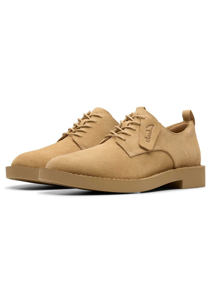 Clarks Halbschuhe Veloursleder Sand