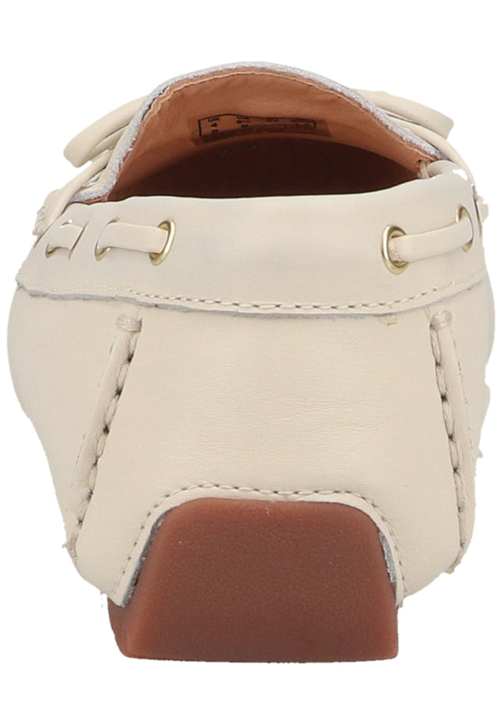 Clarks Mokassin Leder Weiß