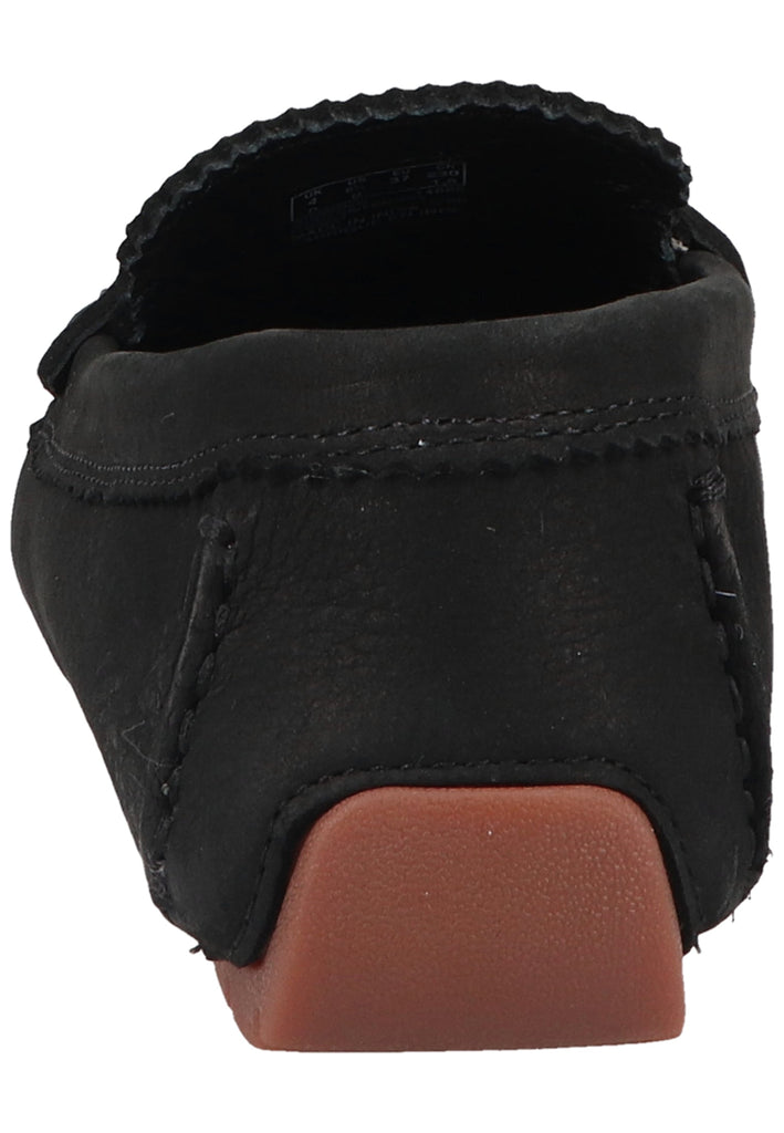 Clarks Mokassin Nubukleder Schwarz