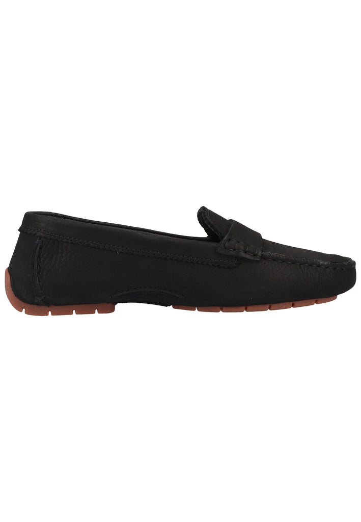 Clarks Mokassin Nubukleder Schwarz