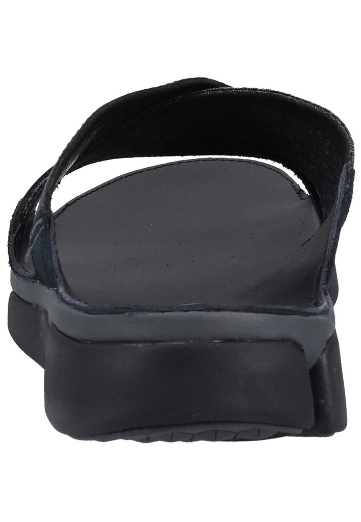 Clarks Pantoletten Leder Schwarz