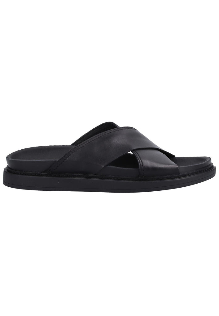 Clarks Pantoletten Leder Schwarz