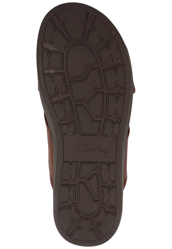 Clarks Pantoletten Leder Tan