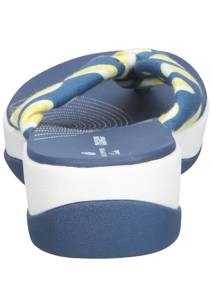 Clarks Pantoletten Textil Blau