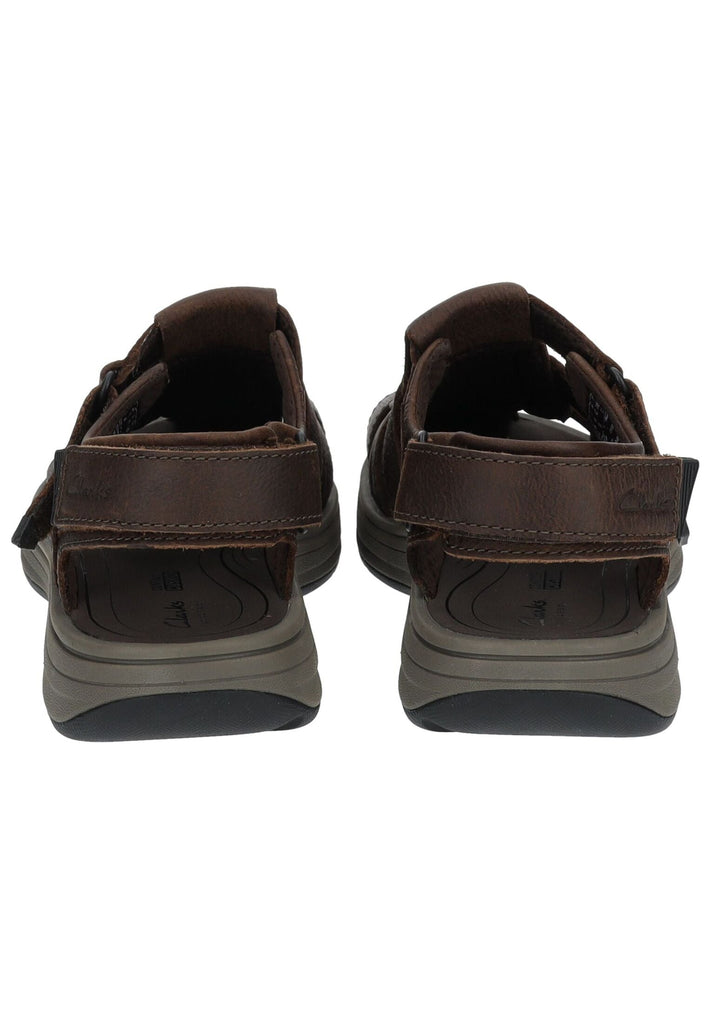 Clarks Sandalen Leder Dunkelbraun