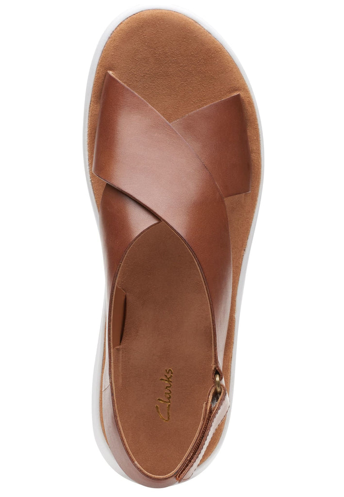 Clarks Sandalen Leder Dunkelbraun