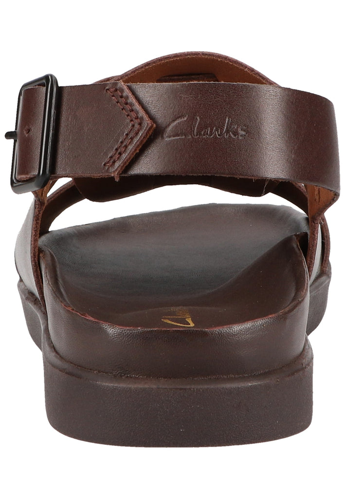 Clarks Sandalen Leder Dunkelbraun