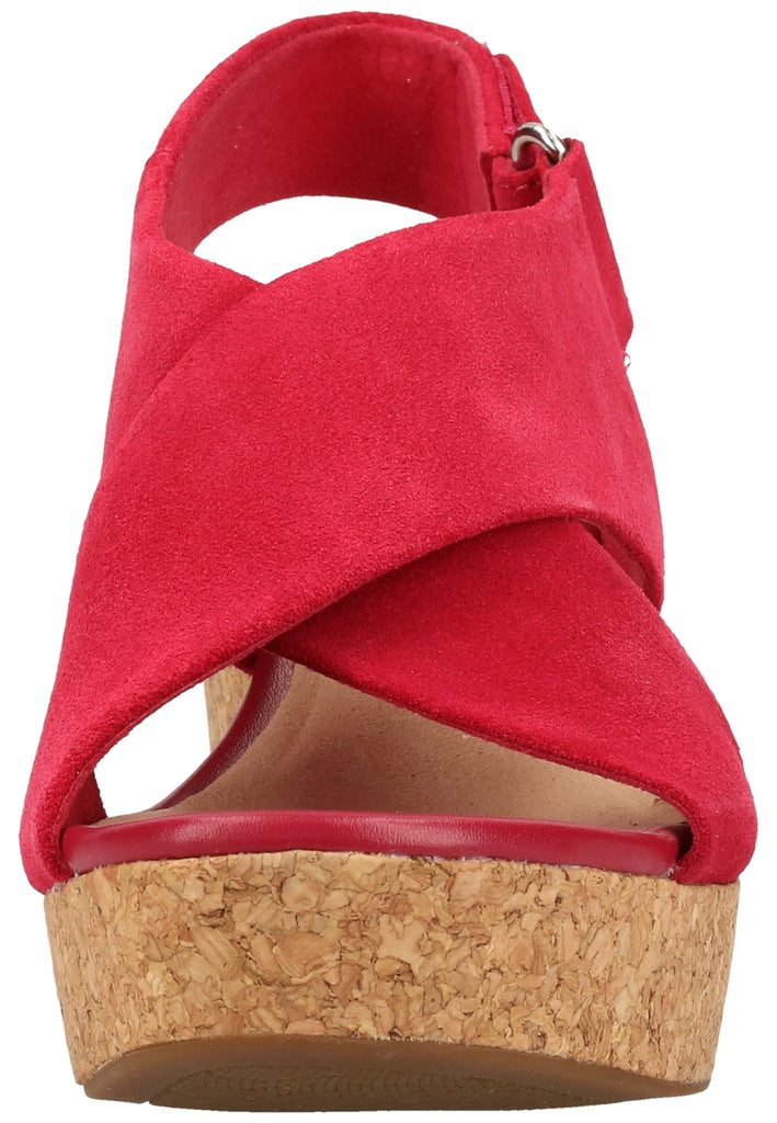 Clarks Sandalen Leder Fuchsia