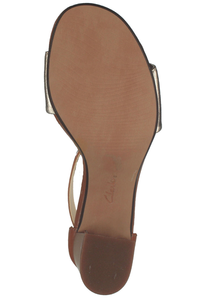 Clarks Sandalen Leder Mittelbraun