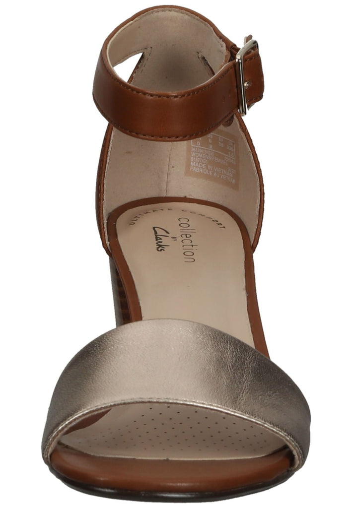 Clarks Sandalen Leder Mittelbraun