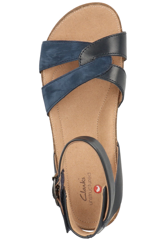 Clarks Sandalen Leder Navy