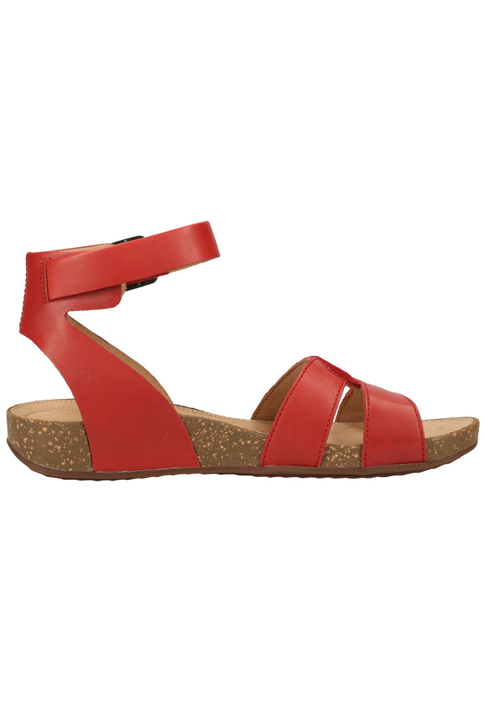 Clarks Sandalen Leder Rot