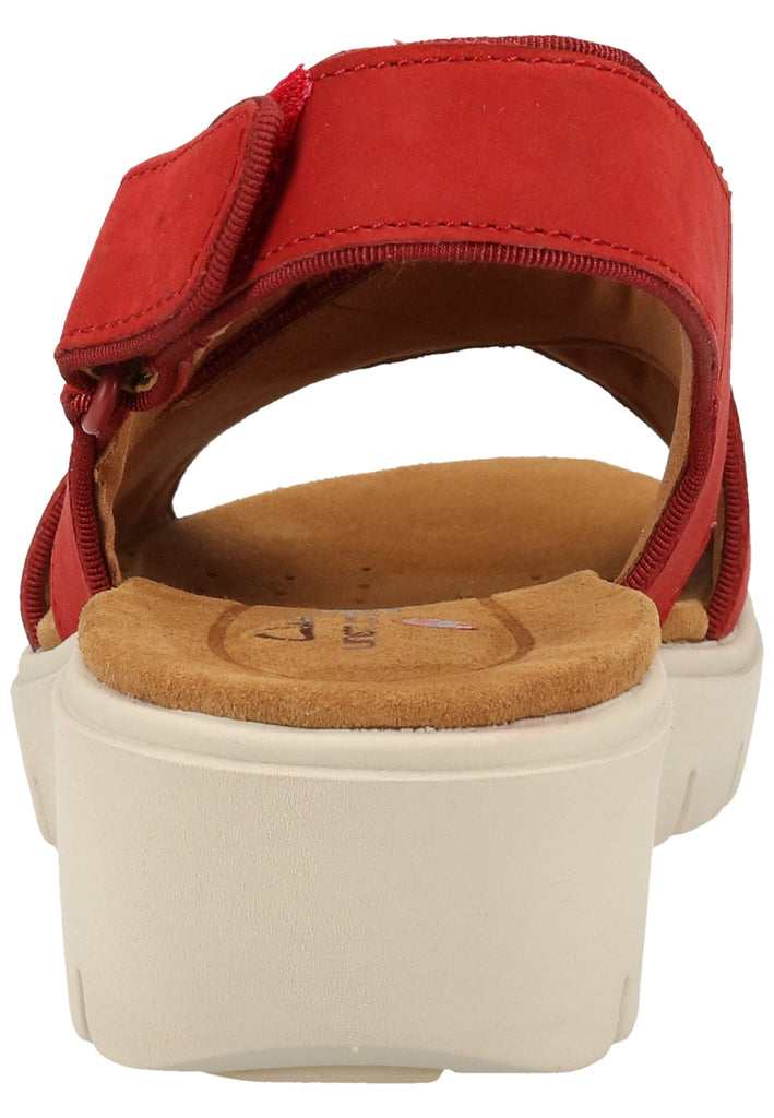 Clarks Sandalen Leder Rot