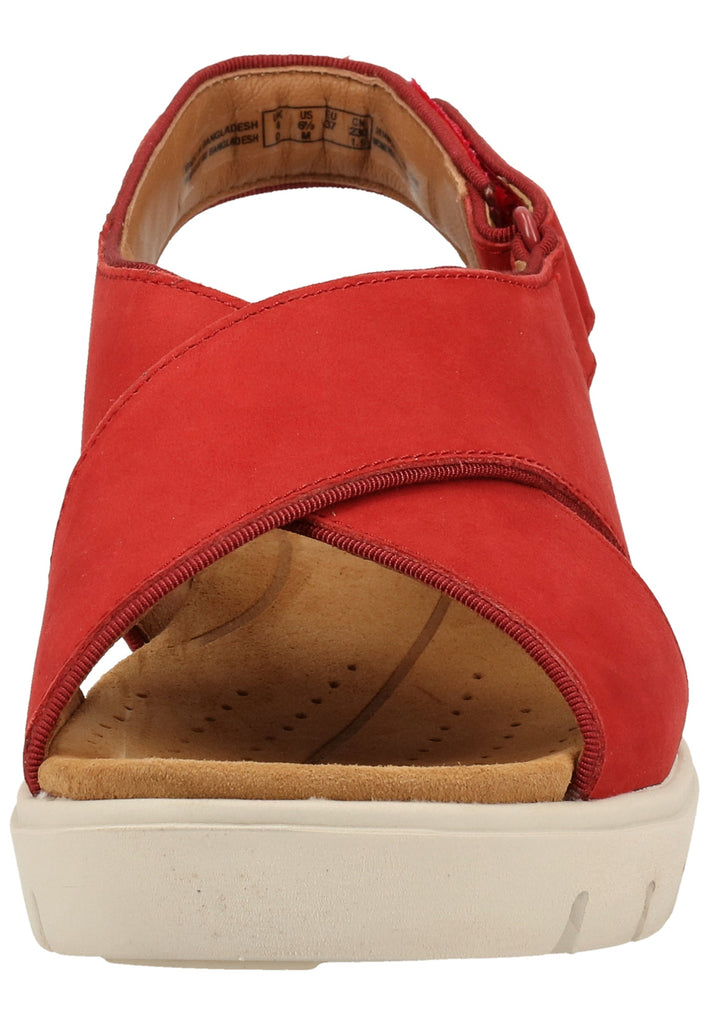 Clarks Sandalen Leder Rot