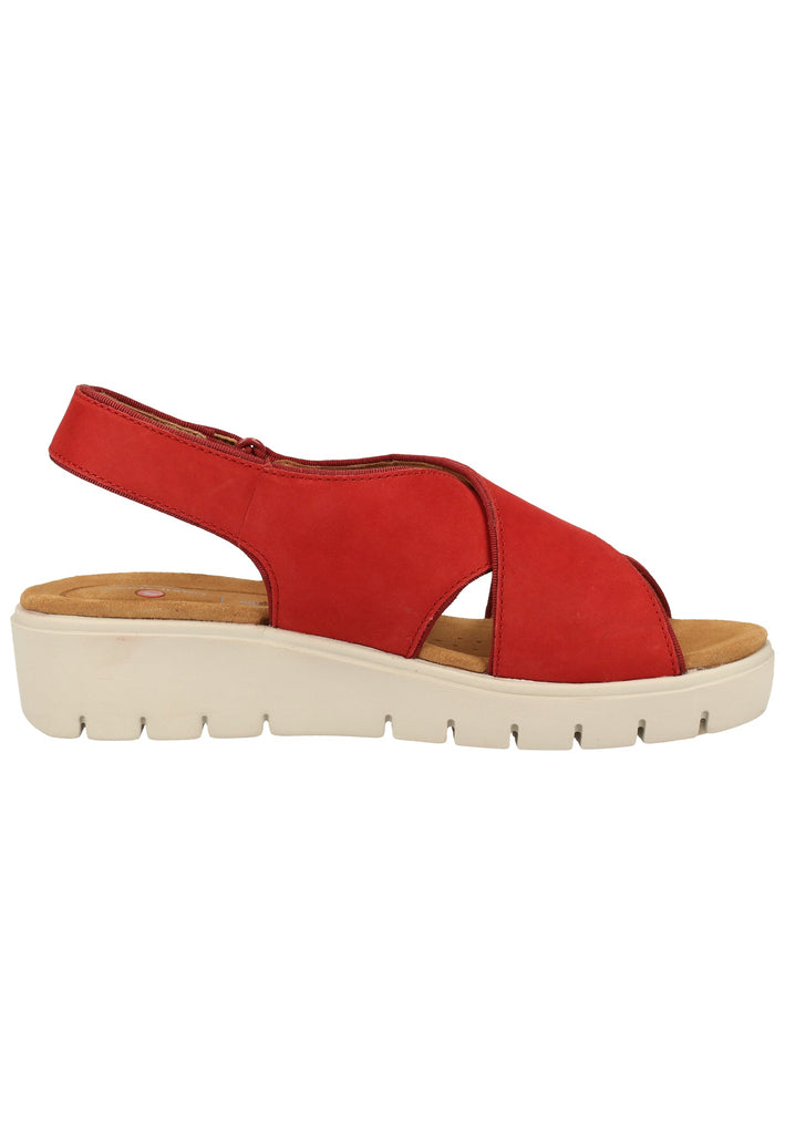 Clarks Sandalen Leder Rot