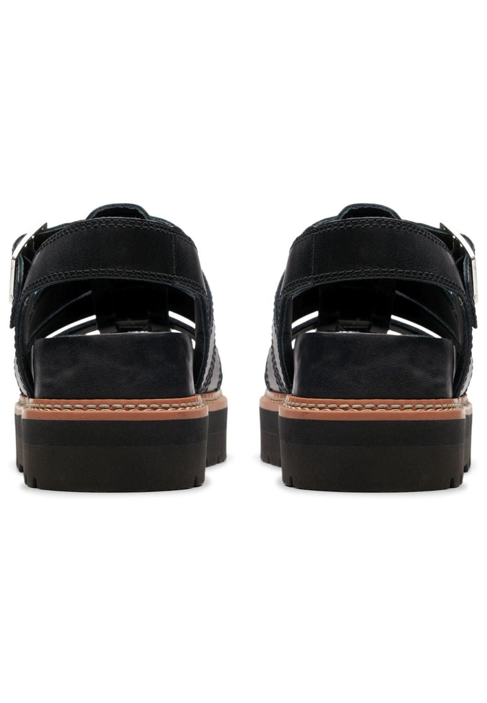 Clarks Sandalen Leder Schwarz