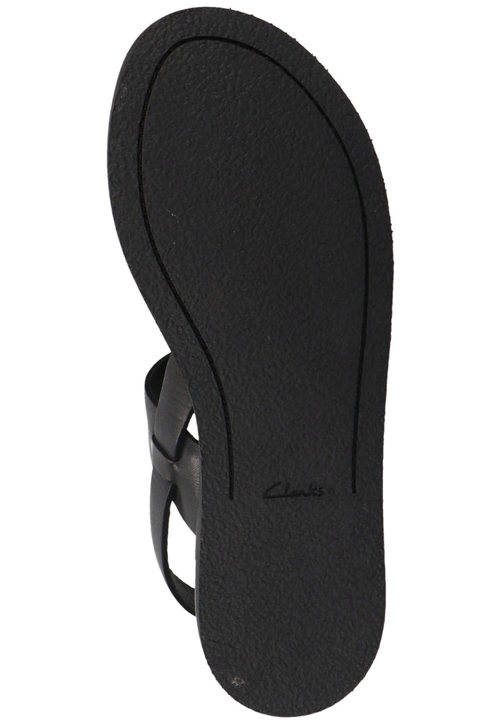 Clarks Sandalen Leder Schwarz