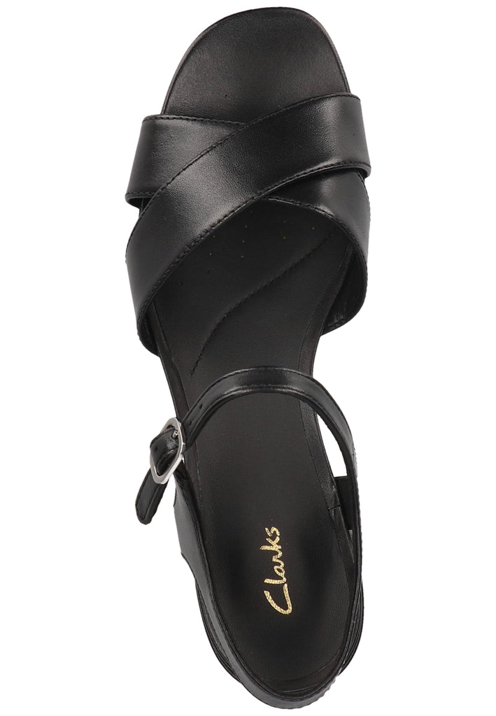Clarks Sandalen Leder Schwarz