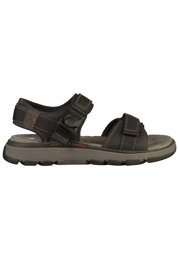 Clarks Sandalen Leder Schwarz