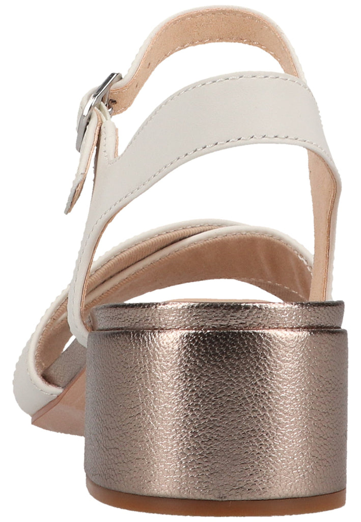 Clarks Sandalen Leder Weiß