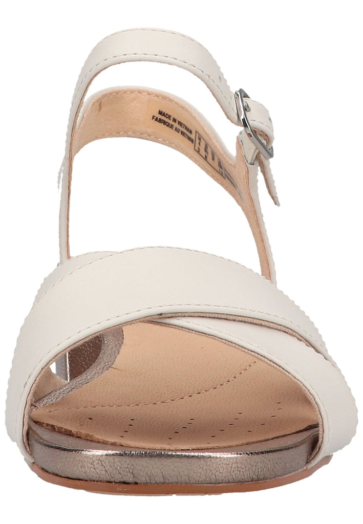 Clarks Sandalen Leder Weiß