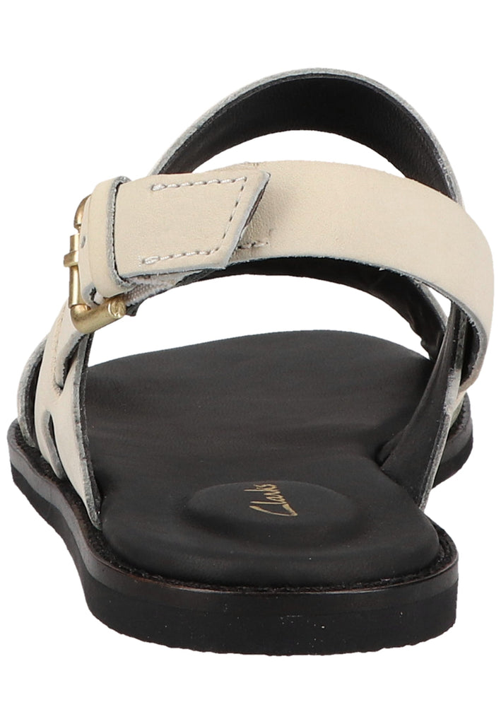 Clarks Sandalen Leder Weiß