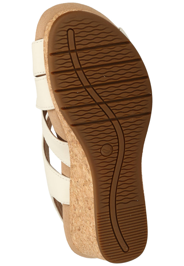 Clarks Sandalen Leder Weiß