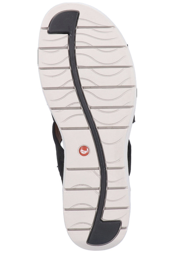 Clarks Sandalen Nubuk / Naturleder Schwarz