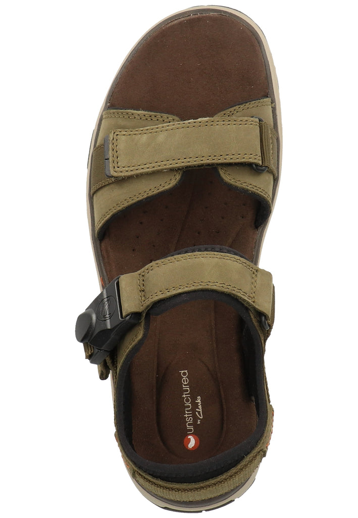 Clarks Sandalen Nubukleder Oliv
