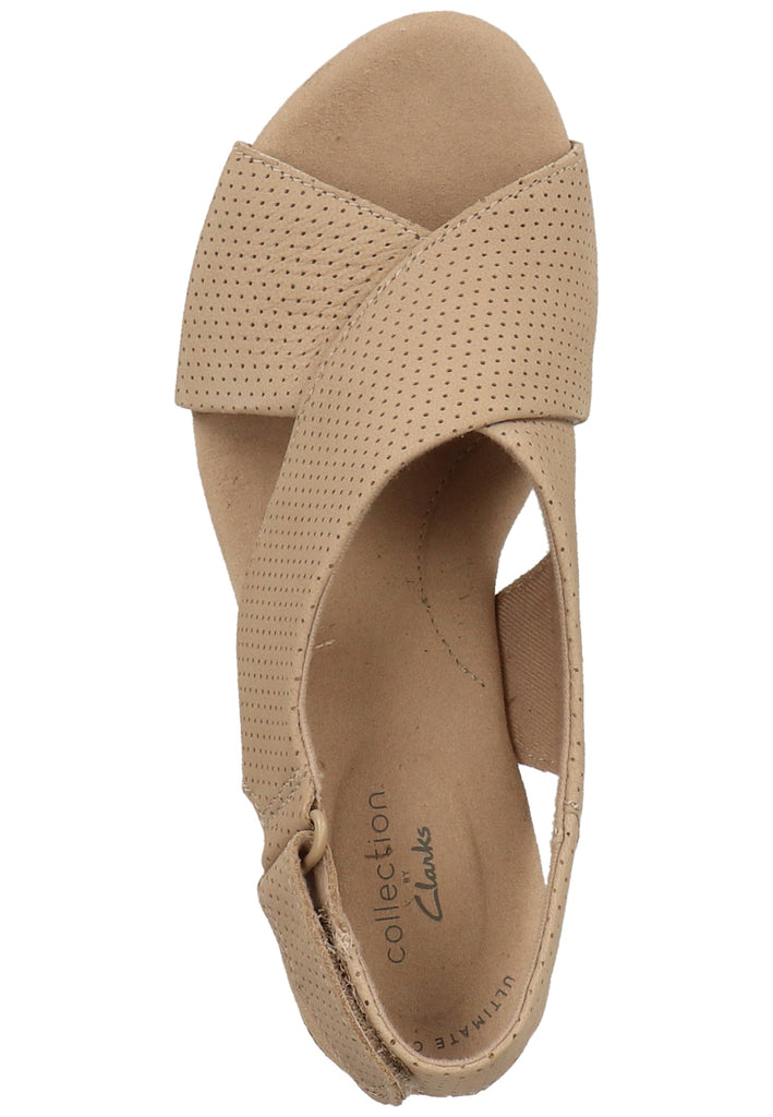 Clarks Sandalen Nubukleder Sand