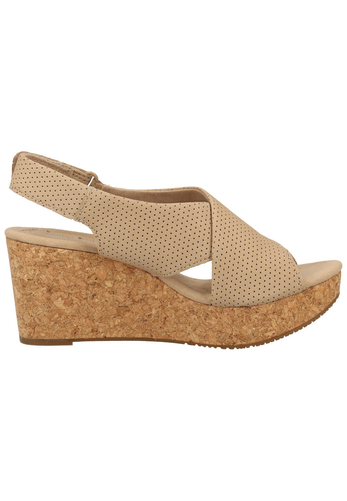 Clarks Sandalen Nubukleder Sand