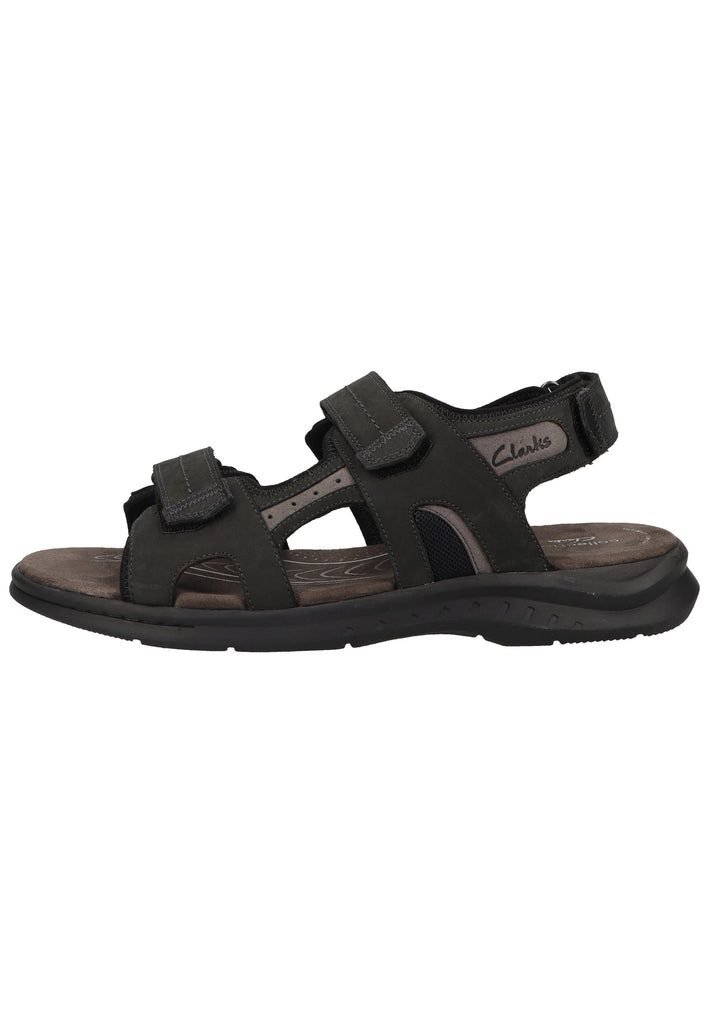 Clarks Sandalen Nubukleder Schwarz
